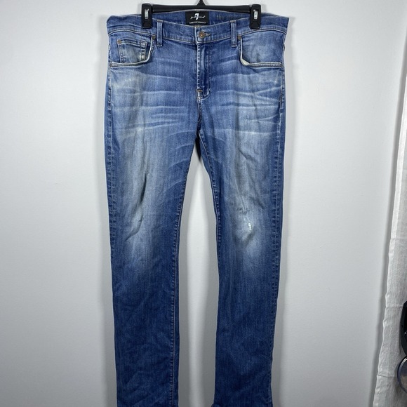 7 For All Mankind Other - 7 For All Mankind The Straight Men's Size 34 Denim Jeans 36x33 Luxe Performance